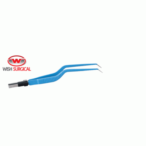 Bayonet Bipolar Forceps, With Down Angled