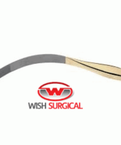 Breast Spatula With Handle 31.5cm 25mm Wide 18cm Blade, Semi Mallable
