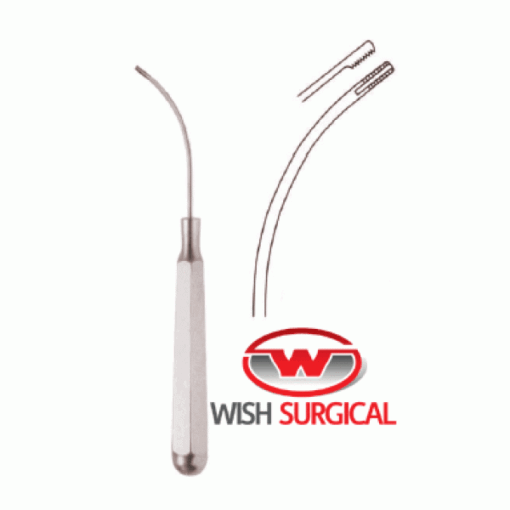Dingman Cartilage Abrader 15cm, Curved Right