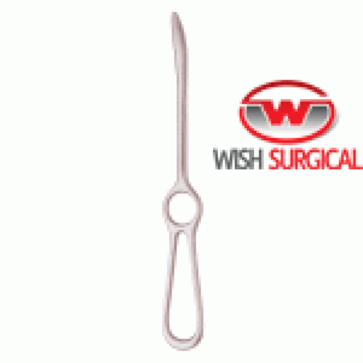 Langenbeck Bone Elevator, 23cm, 10mm, Blunt, Strong Curve