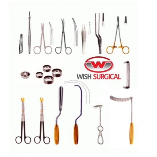 Mammaplasty Set DetailsInstrument Description# of Units01. Scalpel Blades #15 - Sterile, 100/Box102. Scalpel Handle, #7103. Jabeley Scissors, 13cm, Curved - Sharp/Sharp104. Metzenbaum Scissors, 20cm, Curved - Standard Pattern1+1Free05. &n...