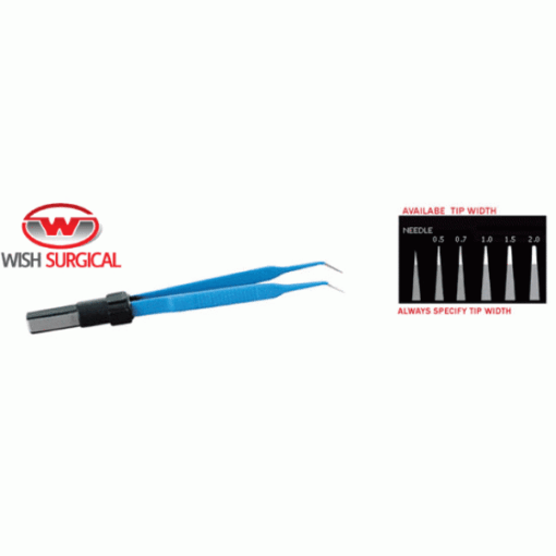McPherson Bipolar Forceps Angled, 10.5 Cm
