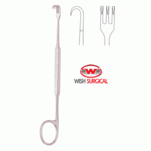 Meyerding Retractor, 18cm Sharp Prongs