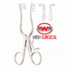 Weitlaner Retractor,3x4 Prongs 16.5 Cm