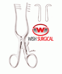 Weitlaner Retractor,3x4 Prongs 16.5 Cm