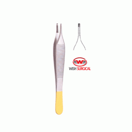 Adson Brown Tissue Forceps With T.C Inserts