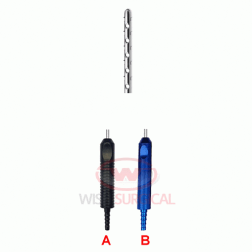 Tonnard Harvester Liposuction Cannula with Aspirator Handle