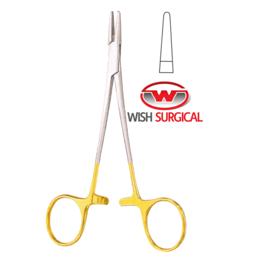Webster TC Needle Holder Mini Profile, Smooth Tip 13cm