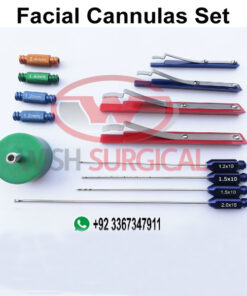 Facial Liposuction Cannulas Set (Set of 13)