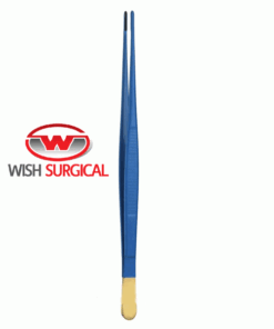 crow coagulating insulated Dressing forceps t.c,  23cm