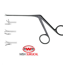 Bellucci Micro Ear Scissors, Very Delicate, Black, 8cm