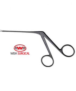 Mirco Fuller Introducing Forceps, for teflon prosthesis, Black, 8cm