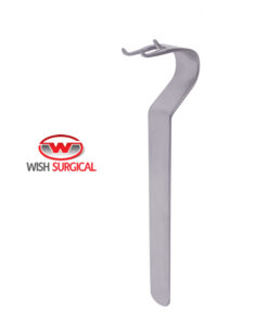 OBWEGESER Kinnhalter Chin retractor, Blade 48 x 15 mm, 16cm