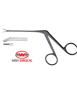 McGee Wire Bending Forceps, angled downward, Black, 8cm, 3.5 x 0.8mm