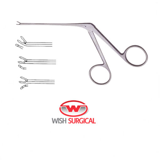 Micro Ear Forceps, Cup Shaped, Straight, 8cm