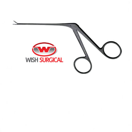 Micro Ear Forceps, Smooth, Black,3.5 x 0.8 mm, 8cm