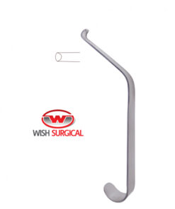 OBWEGESER Mandibular channel Retractor, Blade 8 x 10 mm, 17cm