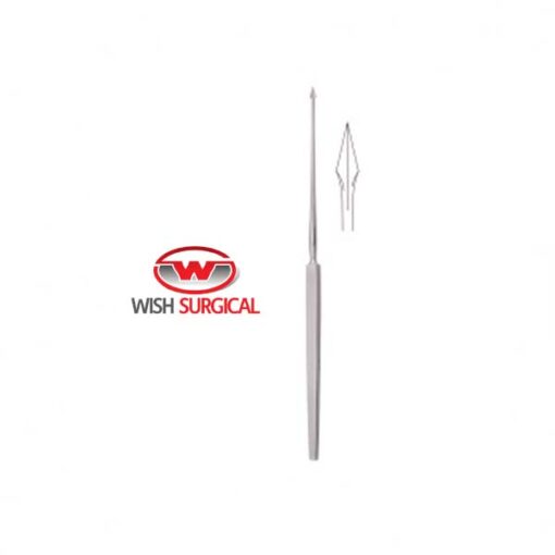 Politzer Tympanum Needle Horizontal, 16 cm