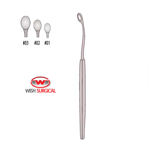 Antrum Curette, Oval, 19cm