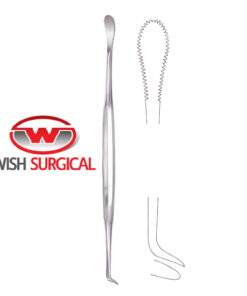Henke Tonsil Dissector, Serrated, 11 mm, 24cm