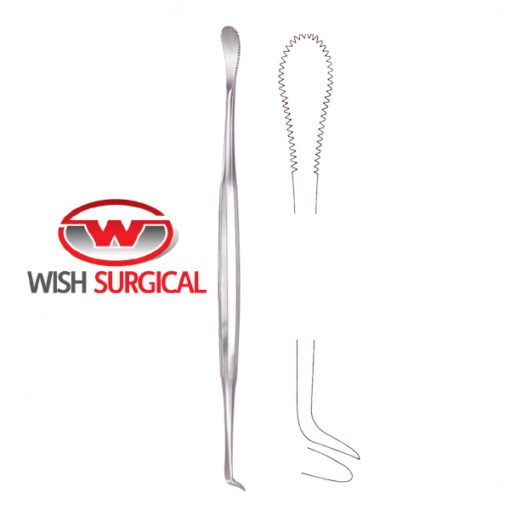 Henke Tonsil Dissector, Serrated, 11 mm, 24cm