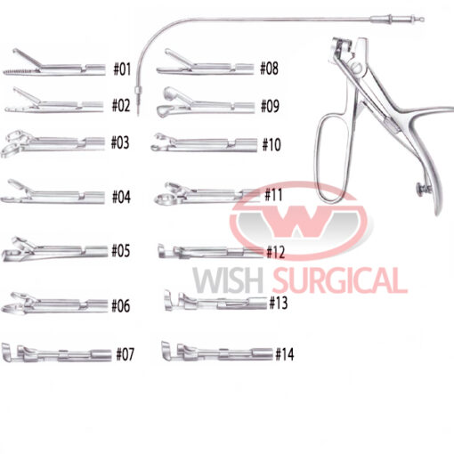 HUBER Broncho-Esophagoscopy Forceps, 22cm