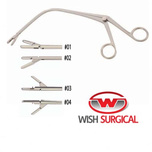 JURASZ Laryngeal Polypus Forceps, 23cm