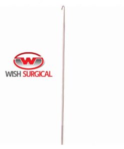 Micro Laryngology Hook, blunt, 23cm