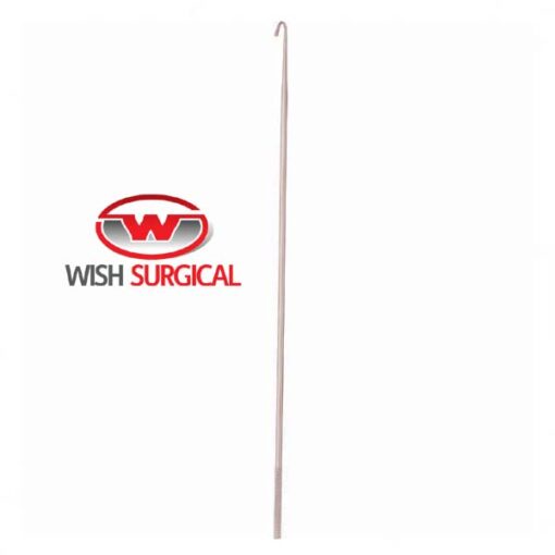 Micro Laryngology Hook, blunt, 23cm
