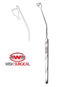 Nager Tampon Forceps, Tip 13 mm, Velum Hook, 19cm