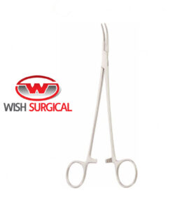 Schnidt Tonsil Hemostatic Forceps, Slightly Curved, 19cm