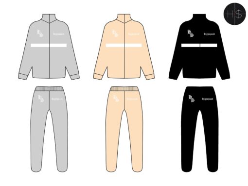 3 Colors Tracksuits Samples