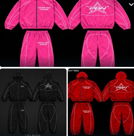 M Size 3 Windbreaker Tracksuits Samples
